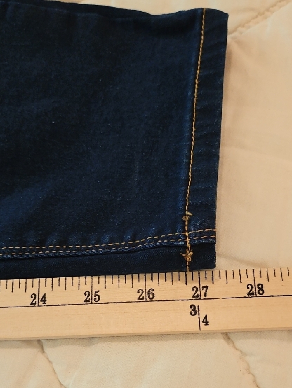 Curve Appeal -Plus Size - High Rise Skinny Jeans w/ Comfort Waistband - Size 22W - Picture 5 of 9